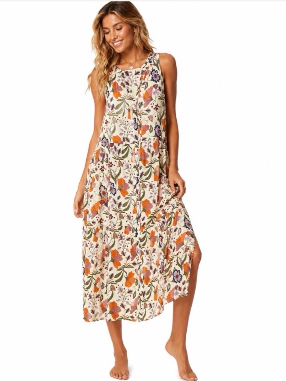 Olivia James The Label Floral Maxi Dress — Size S